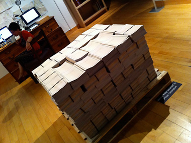 Thy Will Be Done free magazine insitu at Tullie House Art Gallery and Museum - Jamie Shovlin