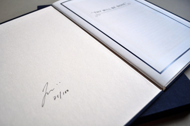 Thy Will Be Done Limited edition book - Jamie Shovlin