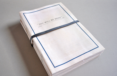 Thy Will Be Done, free mass produced magazine - Jamie Shovlin